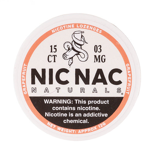 Grapefruit Nicotine Lozenges by Nic Nac Naturals - 3mg