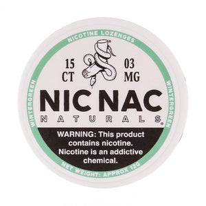 Wintergreen Nicotine Lozenges by Nic Nac Naturals - 3mg