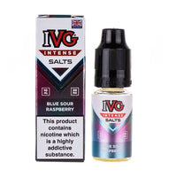 Blue Sour Raspberry Nic Salt E-Liquid by IVG Intense Salts