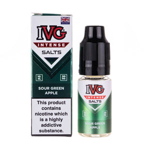 Sour Green Apple Nic Salt E-Liquid by IVG Intense Salts