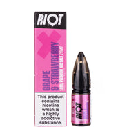 Grape Strawberry Nic Salt E-Liquid by Riot Squad X
