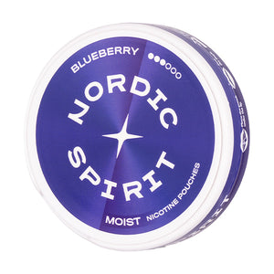 Blueberry Standard Nicotine Pouches by Nordic Spirit