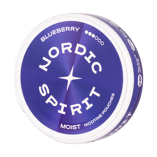 Blueberry Standard Nicotine Pouches by Nordic Spirit - 9mg