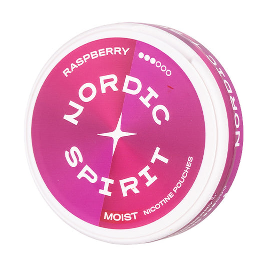 Raspberry Standard Nicotine Pouches by Nordic Spirit - 9mg