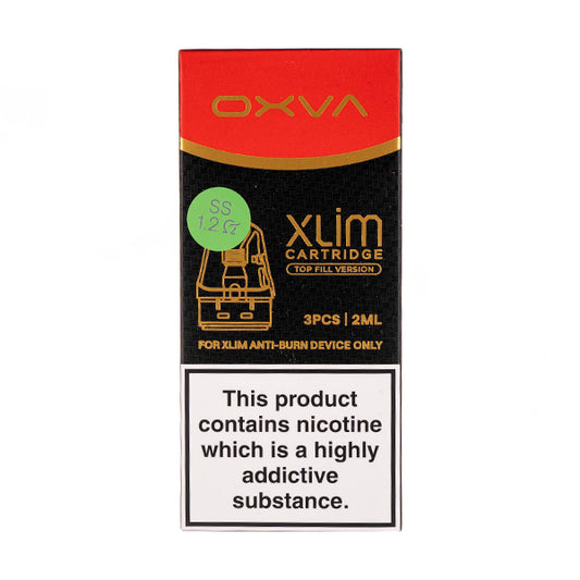 OXVA Xlim SS Top Fill Replacement Pods 1.2ohm