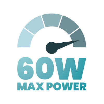60W of Power!