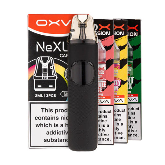 OXVA NeXlim 2 Pod Kit Bundle - Black Leather