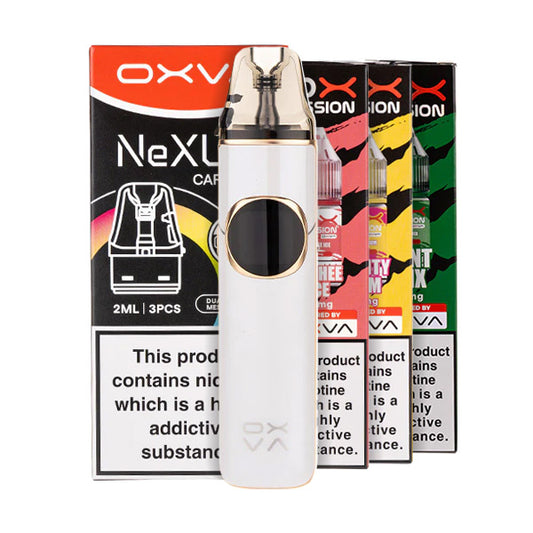 OXVA NeXlim 2 Pod Kit Bundle- Pearly White