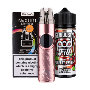 OXVA NeXlim Nicotine Free Bundle - Rose Gold