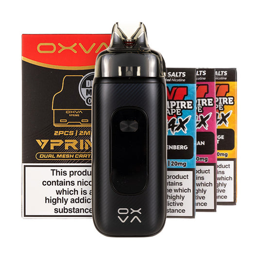 OXVA VPrime 2 Pod Kit Bundle - Black Carbon