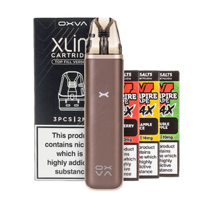 OXVA Xlim Go 2 Pod Kit Bundle - Brown Shadow