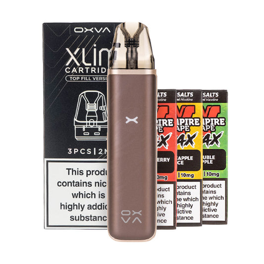OXVA Xlim Go 2 Pod Kit Bundle - Brown Shadow