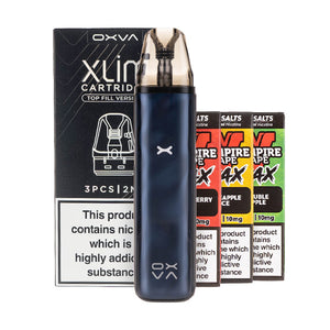 OXVA Xlim Go 2 Pod Kit Bundle - Metal Blue
