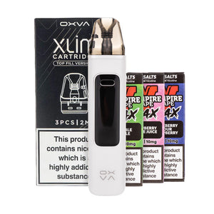 OXVA Xlim Pro 3 Pod Kit Bundle - Ceramic White