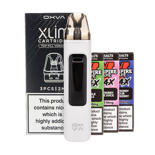 OXVA Xlim Pro 3 Pod Kit Bundle - Ceramic White