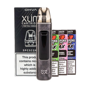 OXVA Xlim Pro 3 Pod Kit Bundle - Forged Black