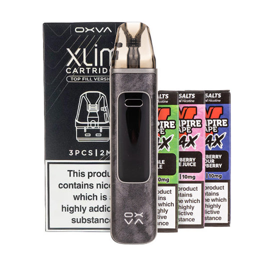 OXVA Xlim Pro 3 Pod Kit Bundle - Forged Black