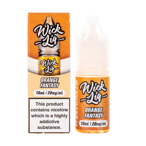 Orange Fantasy Nic Salt E-Liquid by Wick Liq Bar Juice