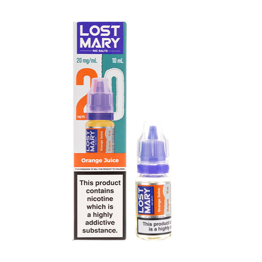 Orange Juice Nic Salt E-Liquid by Lost Mary