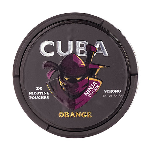 Orange Nicotine Pouches by Cuba Ninja