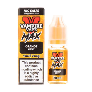 Orange Zest Nic Salt E-Liquid by Vampire Vape Max - 20mg