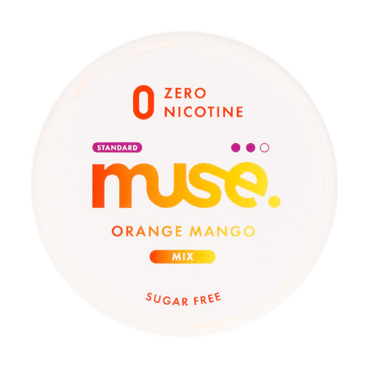 Orange Mango Zero Nicotine Pouches by Muse - Standard 