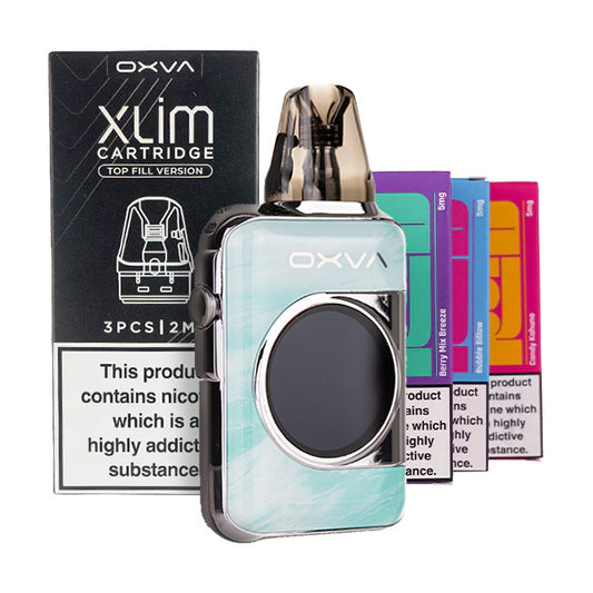 Oxva Xlim SQ Pro 2 Bundle Incl. Pods and 3 Nic Salts | Save 25% Oxva Xlim SQ Pro 2 Bundle Incl. Pods and 3 Nic Salts | Save 25%