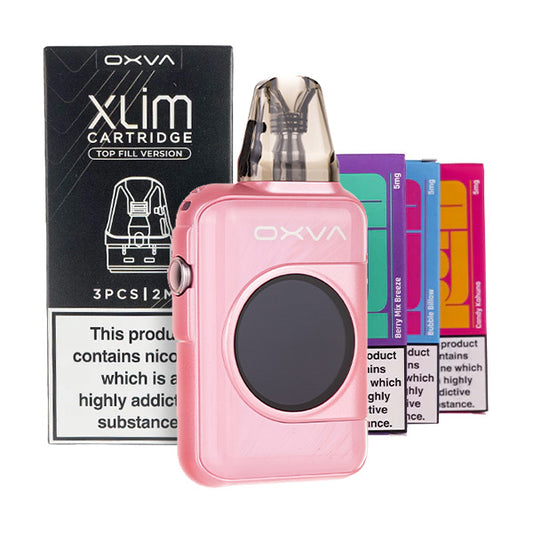 Oxva Xlim SQ Pro 2 Bundle Incl. Pods and 3 Nic Salts | Save 25% Oxva Xlim SQ Pro 2 Bundle Incl. Pods and 3 Nic Salts | Save 25%