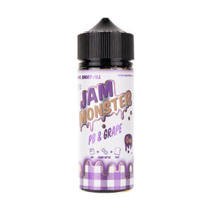 PB & Grape 100ml Shortfill E-Liquid by Jam Monster
