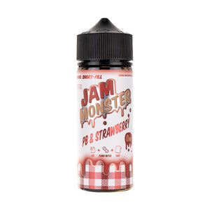 PB & Strawberry 100ml Shortfill E-Liquid by PB & Jam Monster