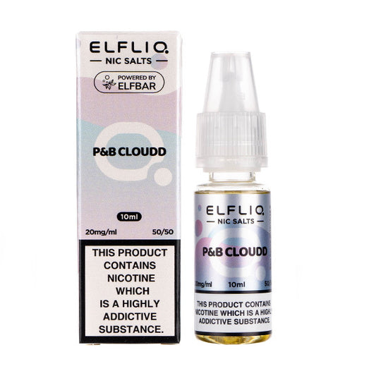 ELFLIQ P&B Cloudd Nic Salt E-Liquid | Any 4 for 10 ELFLIQ P&B Cloudd Nic Salt E-Liquid | Any 4 for 10