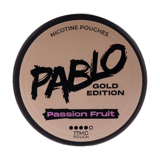 Passion Fruit Gold Edition Nicotine Pouches by Pablo
