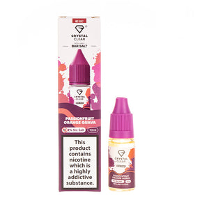 Passionfruit Orange Guava Nic Salt E-Liquid by Crystal Clear
