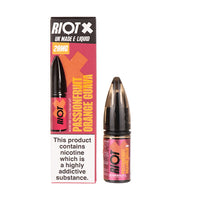 Passionfruit Orange Guava Nic Salt E-Liquid by Riot Squad X