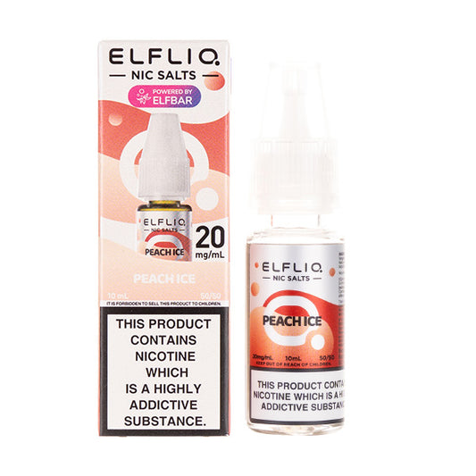 Peach Ice Nic Salt E-Liquid by Elf Bar ELFLIQ
