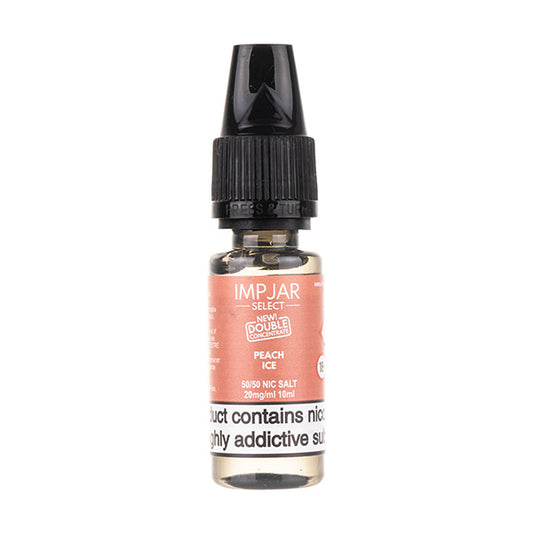 Peach Ice Nic Salt E-Liquid by Imp Jar Select