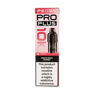 Peach Razz Gummy Plus 10K Prefilled Pod + Refill by Feoba