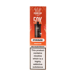 Peach Ice 50K Hypermax Prime Prefilled Pod + Refill by Al Fakher