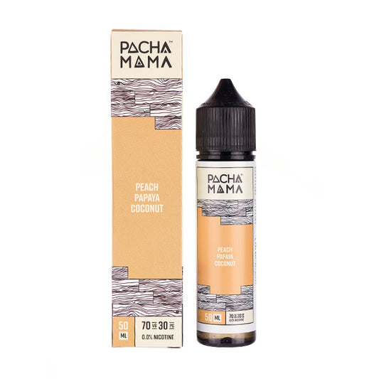Peach, Papaya & Coconut 50ml Shortfill E-Liquid by Pacha Mama