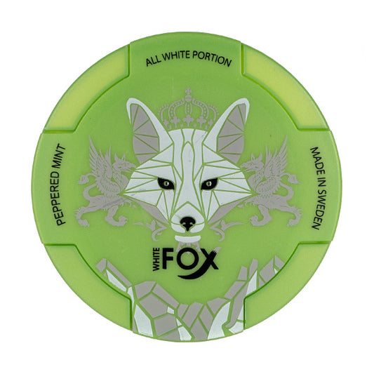 Peppered Mint Nicotine Pouches by White Fox