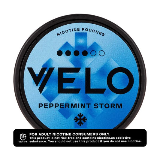 Peppermint Storm Nicotine Pouches by VELO