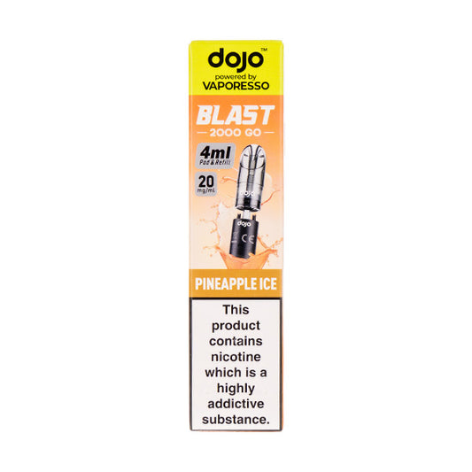 Pineapple Ice Dojo Blast 2000 Go Prefilled Pod + Refill by Vaporesso