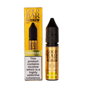 Pineapple Ice Nic Salt E-Liquid by Gold Bar