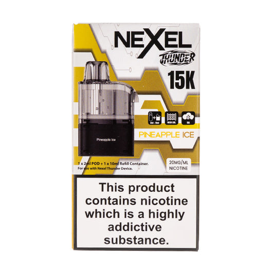 Pineapple Ice Thunder 15k Prefilled Pod + Refill by Nexel