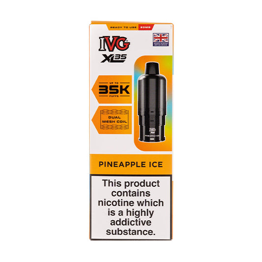 Pineapple Ice XL35 Prefilled Pod + Refills by IVG