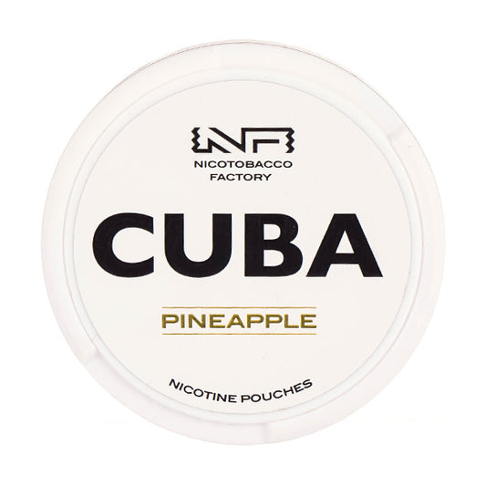 Pineapple Nicotine Pouches by Cuba White