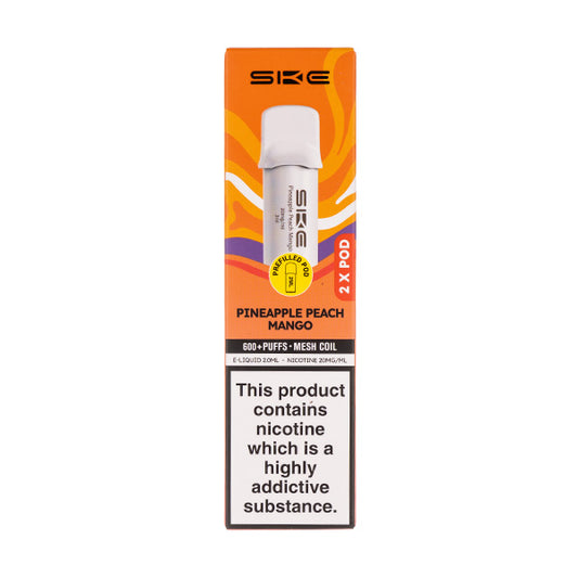 Pineapple Peach Mango Crystal 600 Pro Prefilled Pods by SKE