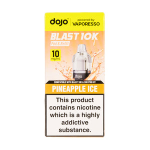 Pineapple Ice Dojo Blast 10K Prefilled Pod + Refill by Vaporesso 10mg