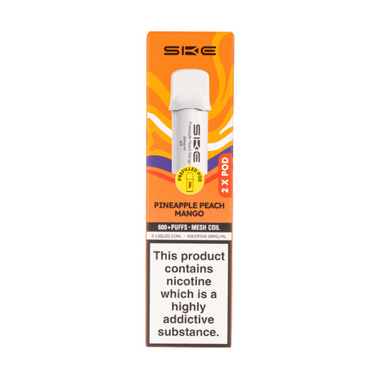 Pineapple Peach Mango Crystal 600 Pro Prefilled Pods by SKE