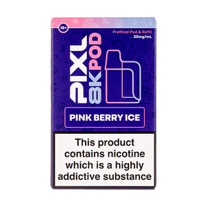 Pink Berry Ice Pixl 8000 Prefilled Pod + Refill Pack